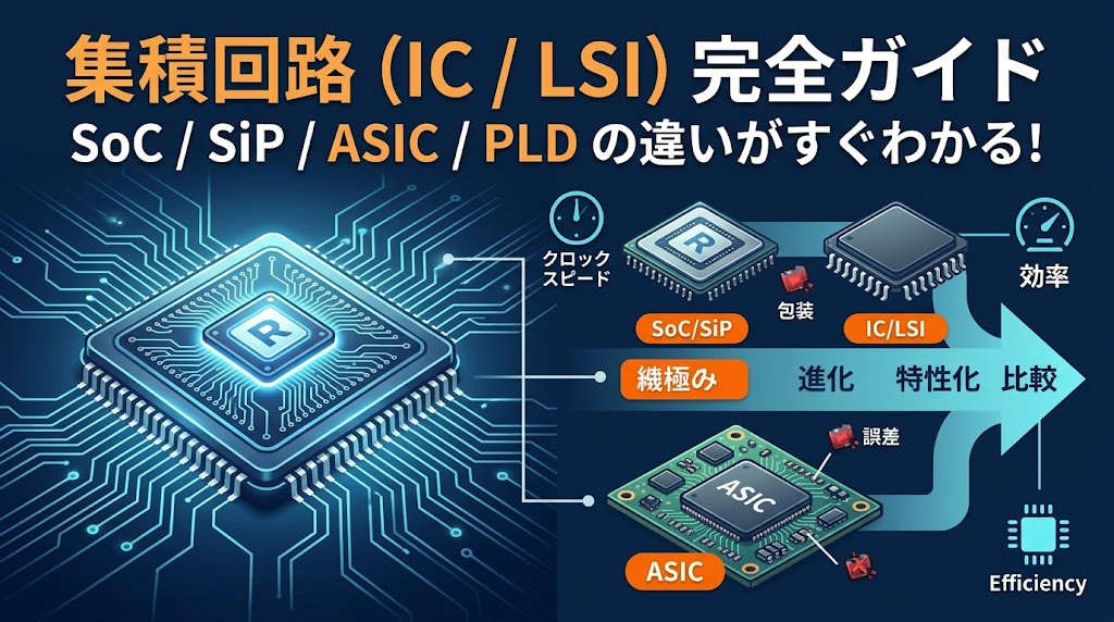 【IT基礎】IC・LSI・SoCの違いを完全解説！半導体用語の基礎知識まとめ